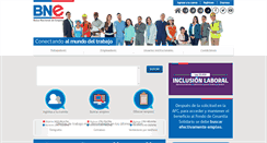 Desktop Screenshot of bne.cl